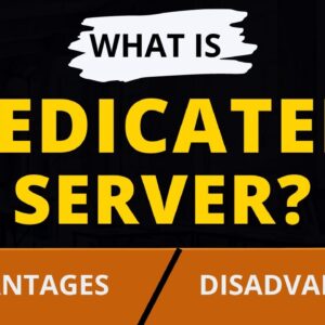 What is Dedicated Server? Shared Hosting Vs Dedicated Hosting # Advantages & Disadvantages