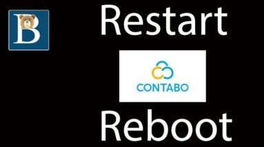 How to restart Contabo VPS server - Reboot Server VPS