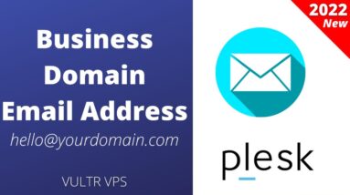 How to Setup Create custom domain email accounts with Vultr VPS Hosting Server - Plesk control panel