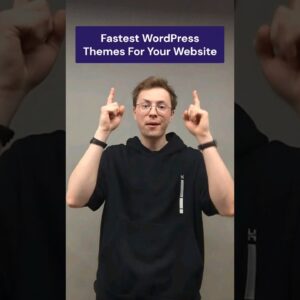 Fastest WordPress Themes #shorts