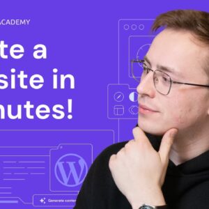 How to Create a Website in 5 MINUTES With WordPress + Hostinger AI Assistant Plugin
